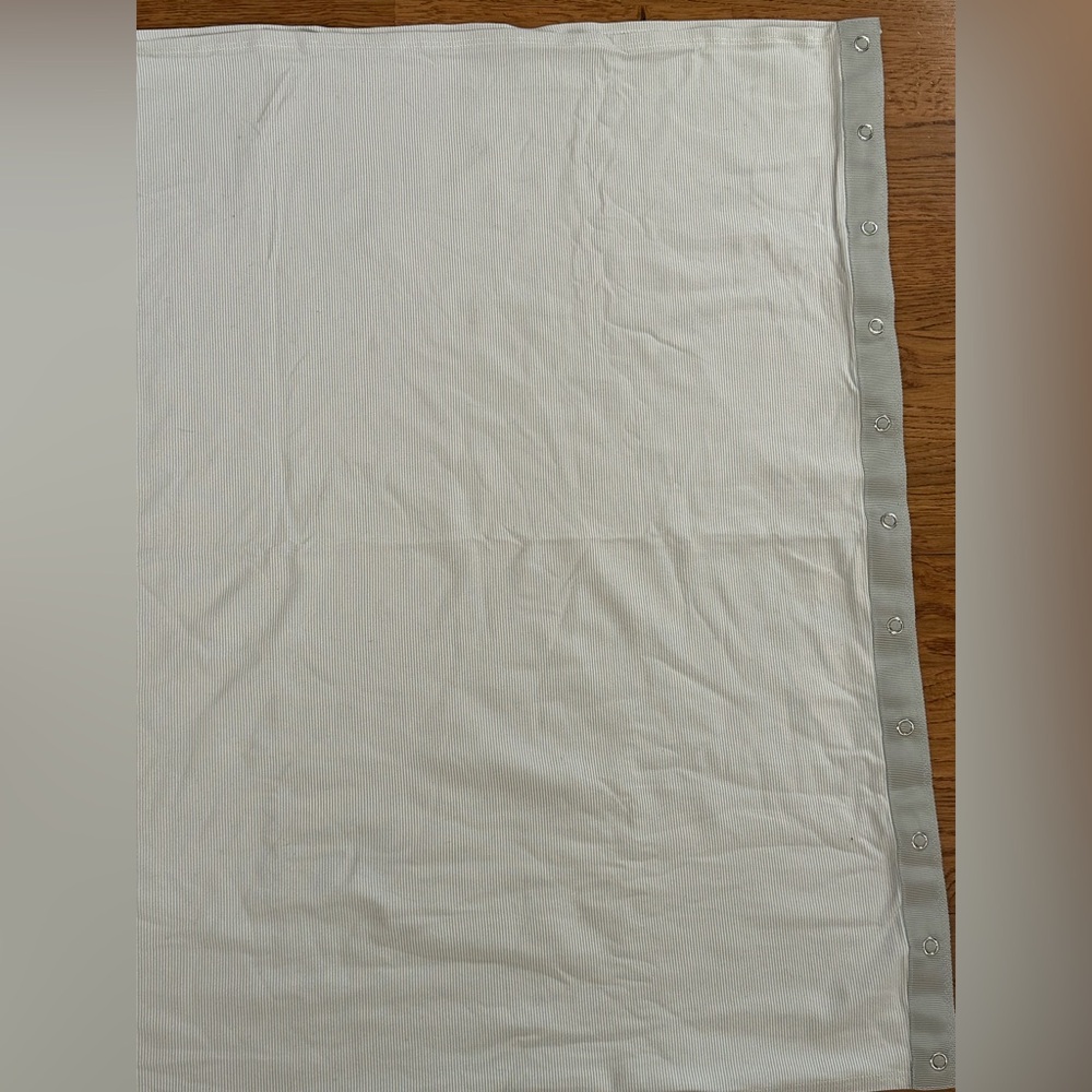 Lululemon🍋 Vinyasa Scarf Rulu Wee Stripe White Heathered Grey/White Stripe - Picture 12 of 15